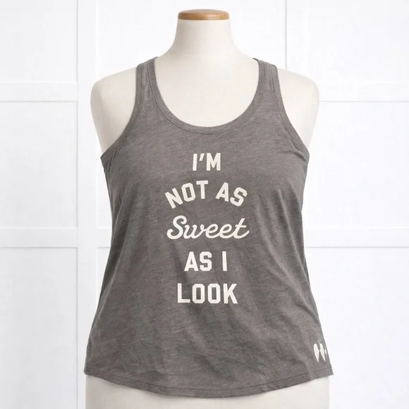 Gray Victoria’s Secret Tank Top, Sz S petite . - Picture 2 of 7